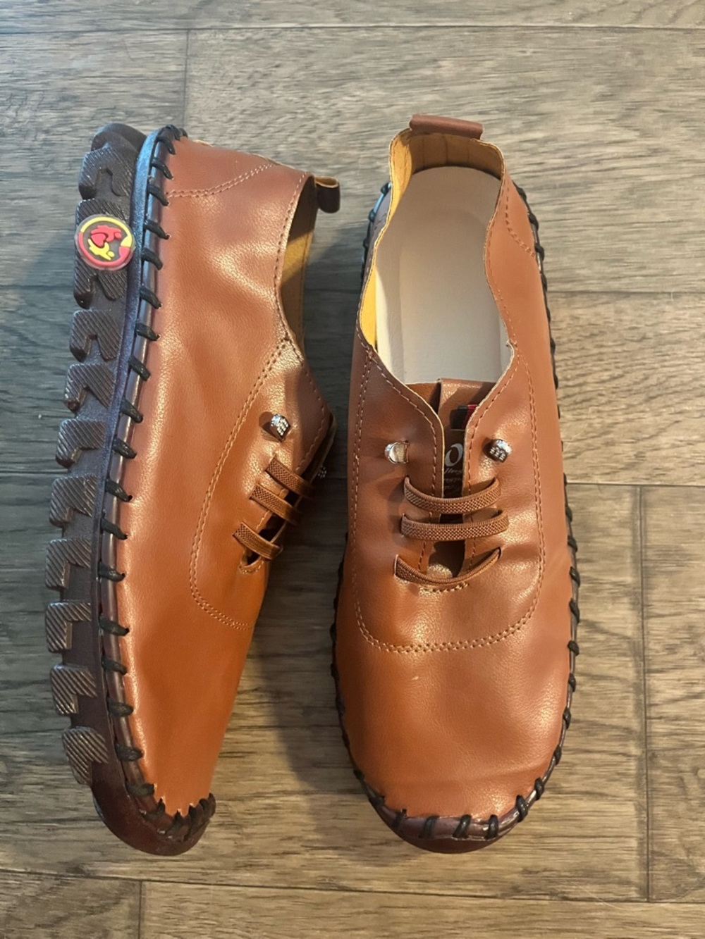 Ortho Stride Brown Soft Sole Loafers